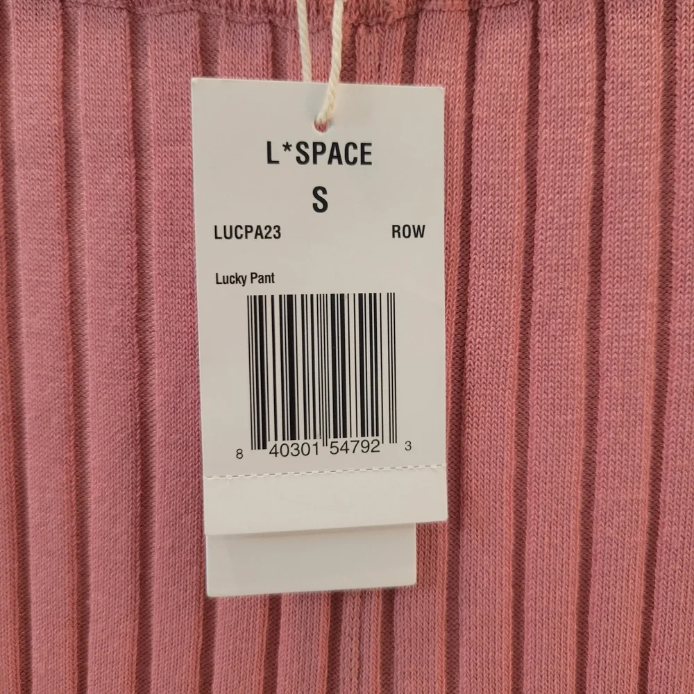 L*Space Pink Flare Pants Lucky Pant Size S New